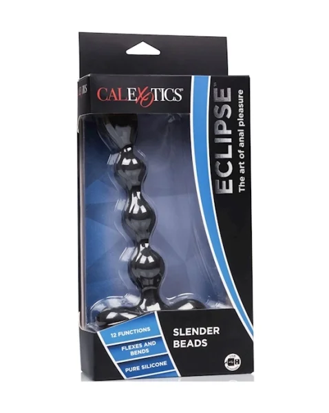 Eclipse Slender Beads - Black - 7 Inch