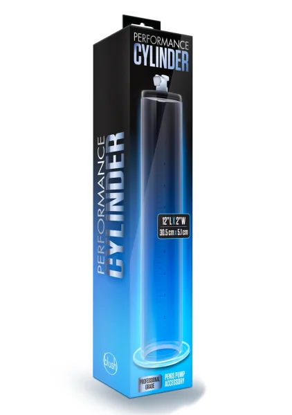 Performance - 12 Inch X 2 Inch Penis Pump Cylinder - Clear