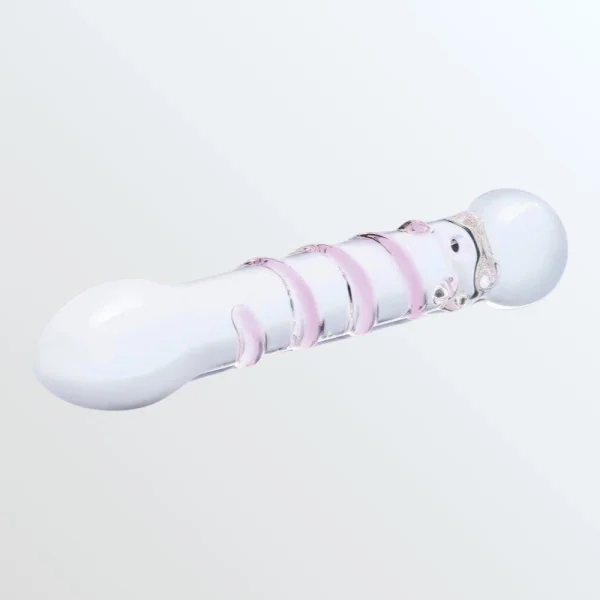 Gläs Spiral Staircase Full Tip G-Spot Glass Dildo