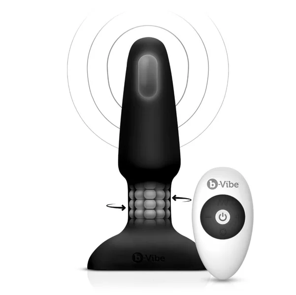 b-Vibe Rimming Plug 2 - Waterproof Remote Control Vibrating Anal Toy — image 18 of 25