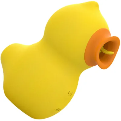 Tracy s Dog DucKing Sucking Licking Rubber Duck Clitoral Silicone Pleasure Air Stimulator