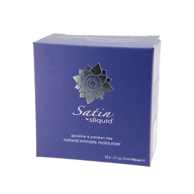 Sliquid Satin Lubricant Cube 12 Sachets 60ml