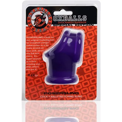 OxBalls Powersling Cocksling and Ballstretcher Eggplant Purple