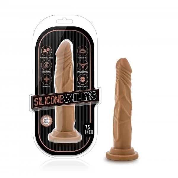 Silly Willys 7.5 inches Realistic Dildo Mocha Tan
