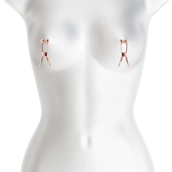 Bound C1 Nipple Clamps By NS Novelties - Rose Gold