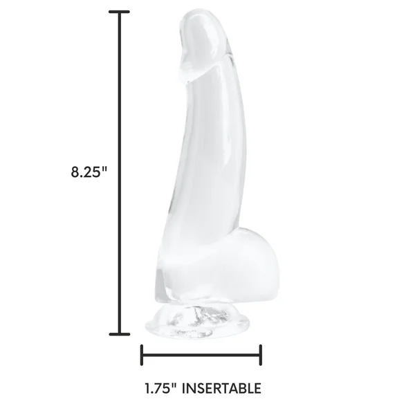 Curved Girthy Suction Cup G-Spot Dildo — image 7 of 7