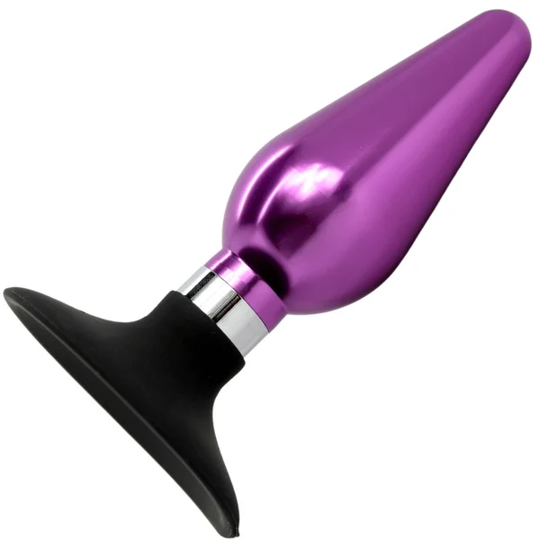 Metal Anal Plug With Silicone Base — image 7 of 7