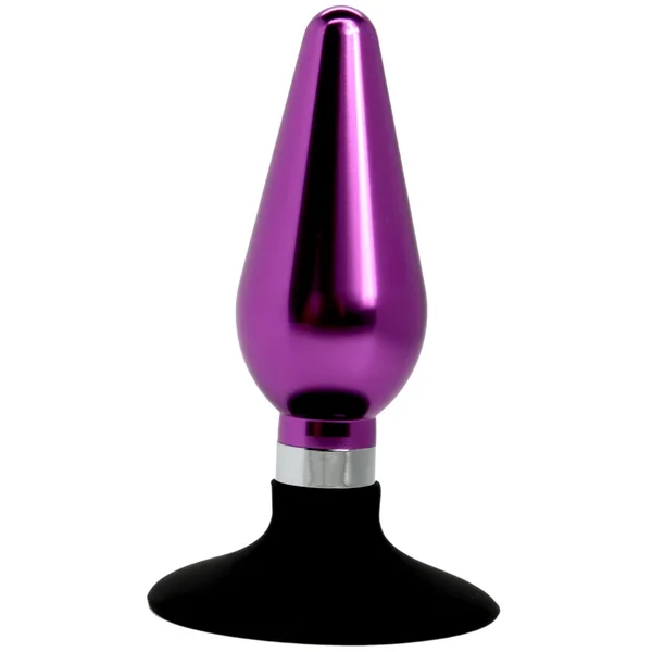 Metal Anal Plug With Silicone Base — image 6 of 7