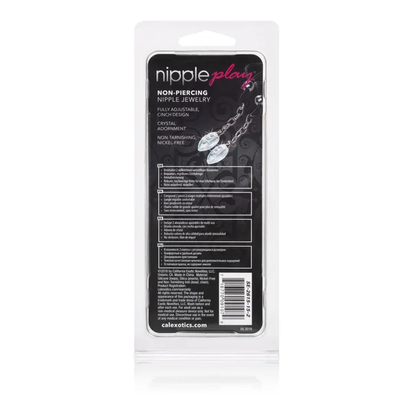 Nipple Play Non-Piercing Nipple Jewelry - Crystal Teardrop — image 25 of 25