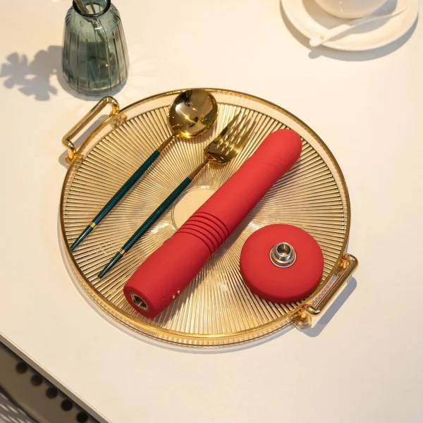 Lovense Gravity App Enabled Silicone Waterproof Rechargeable Thrusting & Vibrating Dildo