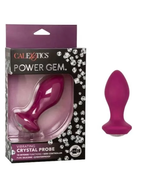 Power Gem Vibrating Crystal Probe - Purple - 4.25 Inch