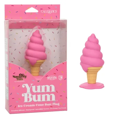 Calexotics Naughty Bits Yum Bum Ice Cream Cone Butt Plug