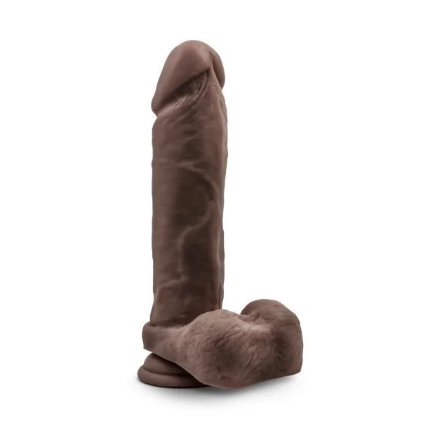 Au Naturel 9.5 Inches Dildo with Suction Cup Brown — image 5 of 8