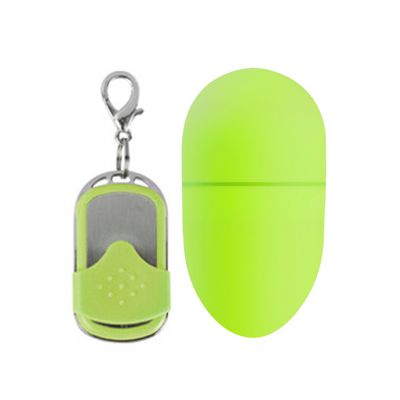 Medium Remote Control Vibrating Egg 10 Green