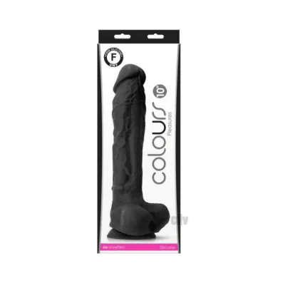 Colours Pleasures 10 Dildo Black