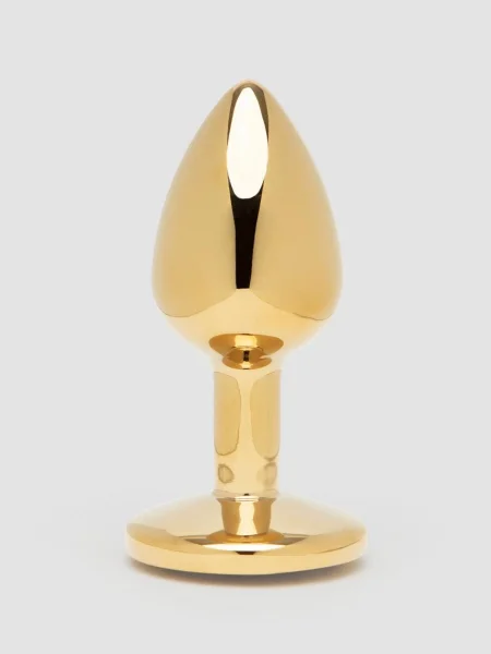 Lovehoney Jeweled Gold Metal Small Butt Plug 2.5 Inch