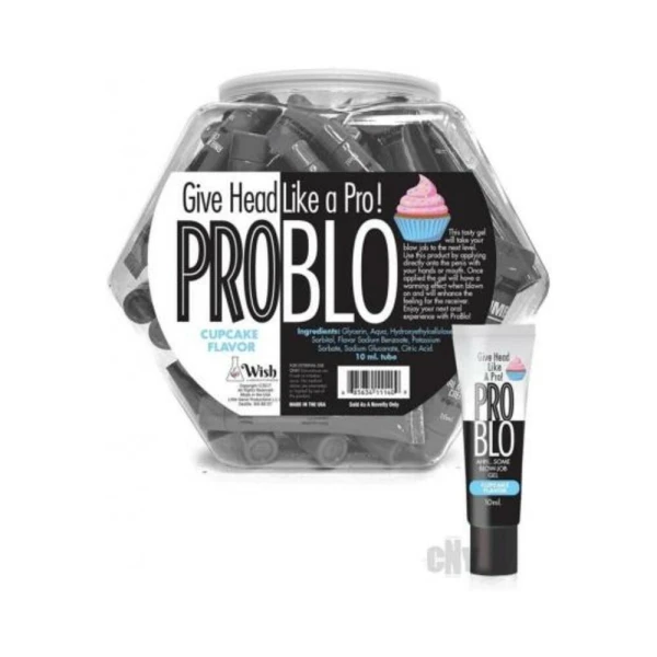 Oral Sex Products: Pro Blo Cupcake 10 Ml 65-piece Fishbowl