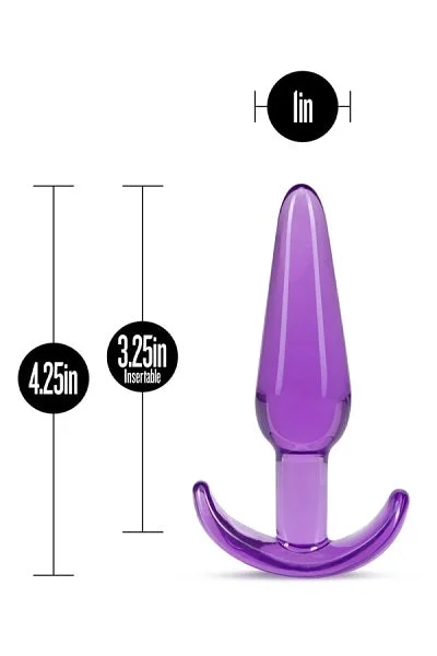 Blush B Yours Purple  Slim Anal Plug — image 6 of 7