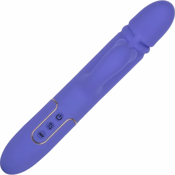 Shameless Seducer Powerful Silicone Rabbit Style Thrusting G-Spot Vibrator By CalExotics — image 4 of 13