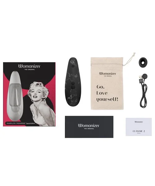 Womanizer Marilyn Monroe Marble 10 Function Clitoral Stimulator