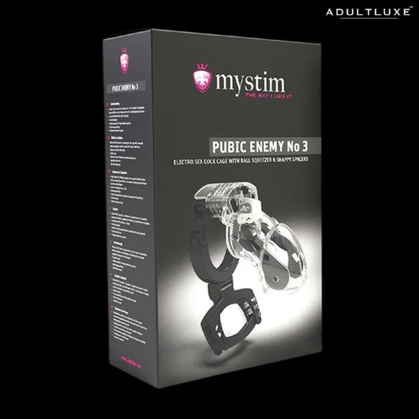 Mystim Pubic Enemy No. 3 Clear Cock Cage