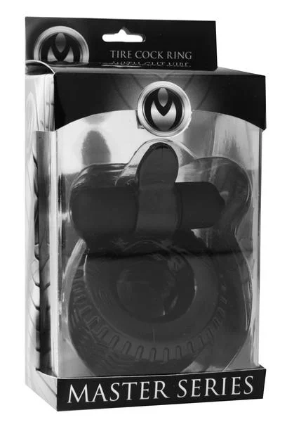 Tread Tire Cock Ring W/ Clit Stim — image 4 of 8