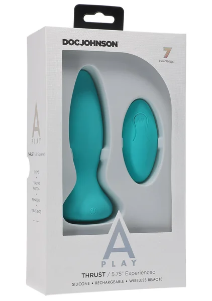 A-Play - Thrust - Rechargeable Silicone Anal Plug with Remote — image 20 of 21