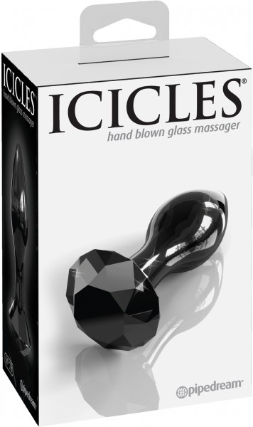 2.9" Diamond Glass Butt Plug