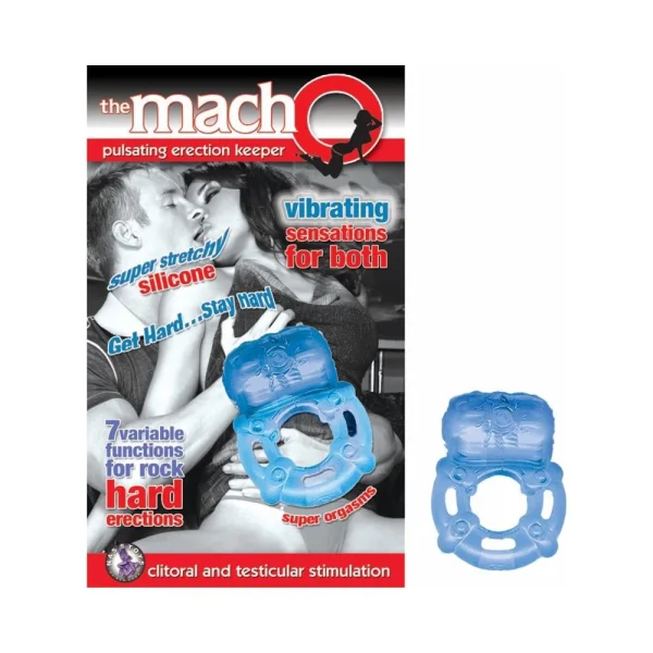 Macho Pulsating Erection Keeper (blue) — image 4 of 4