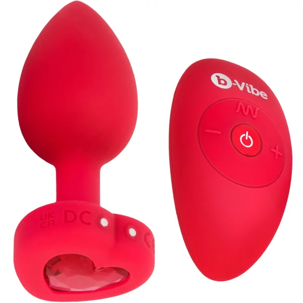 B-Vibe Vibrating Heart Plug