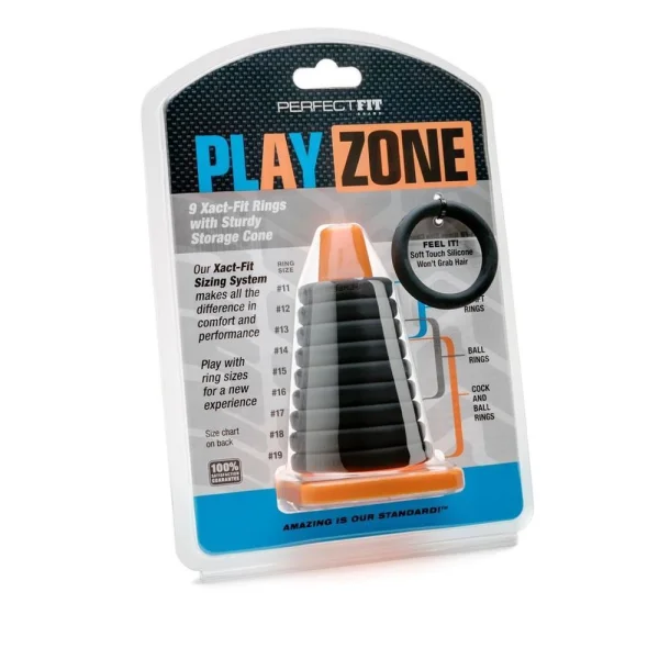 Play Zone Stackable Cock Ring Kit with Multiple Sizes — image 3 of 6