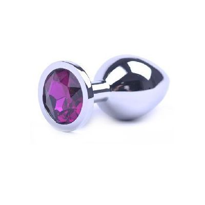 Metal Purple Butt Plug