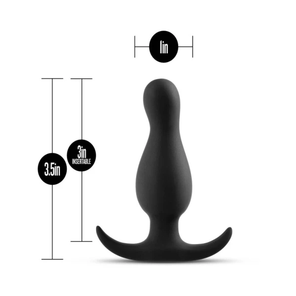 Anal Adventure Platinum Curve Plug Black — image 13 of 15