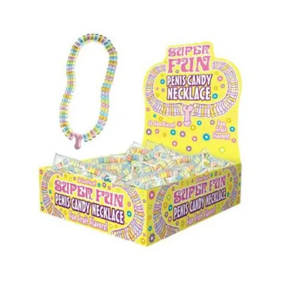 Candy Penis Necklace Display