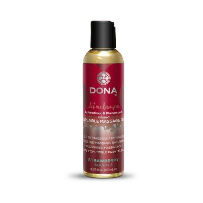 Dona Kissable Massage Oil Strawberry Souffl 3 75 oz
