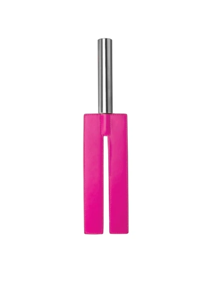 Leather Slit Paddle - Pink -