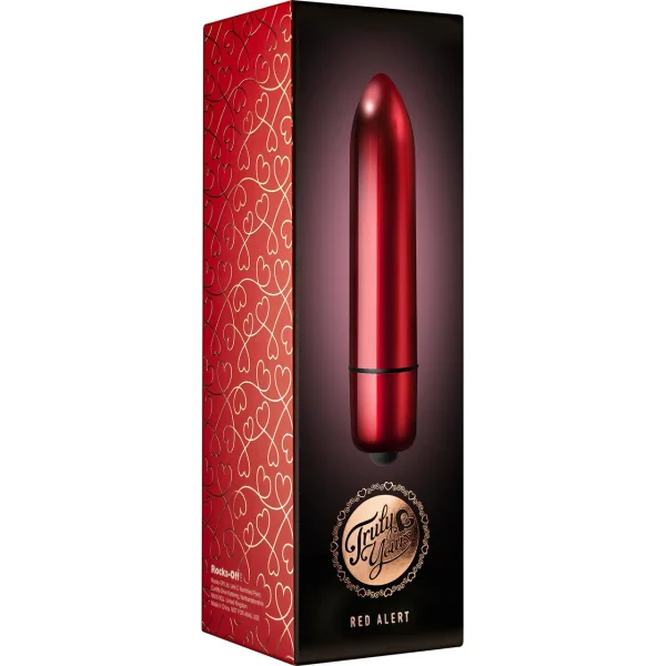 Truly Yours RO-120 MM RED ALERT Powerful 10 Function 5 Inch Vibrator by Rocks-Off