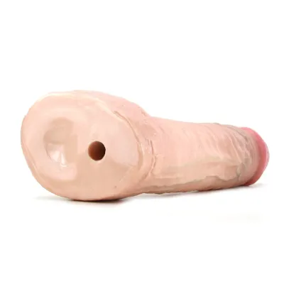 Doc Johnson Vac U Lock Realistic Hung 12 Cock Vanilla