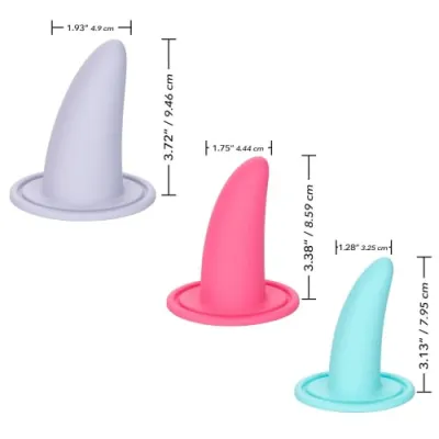 CalExotic She ology Advanced 3 Piece Wearable Vaginal Dilator Set