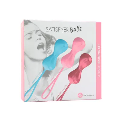 Satisfyer Set Of 3 Orgasm Balls With Moving Inner Balls