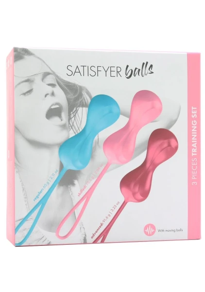 Satisfyer Set Of 3 Orgasm Balls With Moving Inner Balls