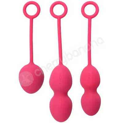 Svakom Nova Red Silicone Kegel Exercise Balls 3pk