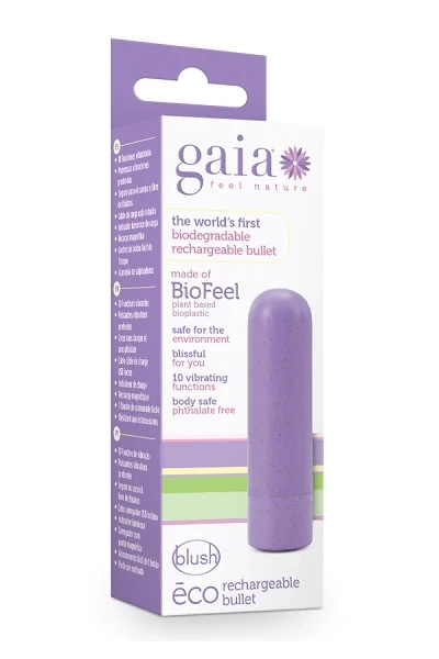 Blush Gaia Eco Rechargeable Bullet Lilac