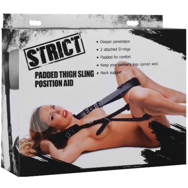 Strict Padded Thigh Sling Black Position Aid