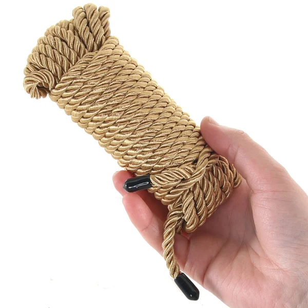 Bound Rope By NS Novelties 25 Feet - Gold