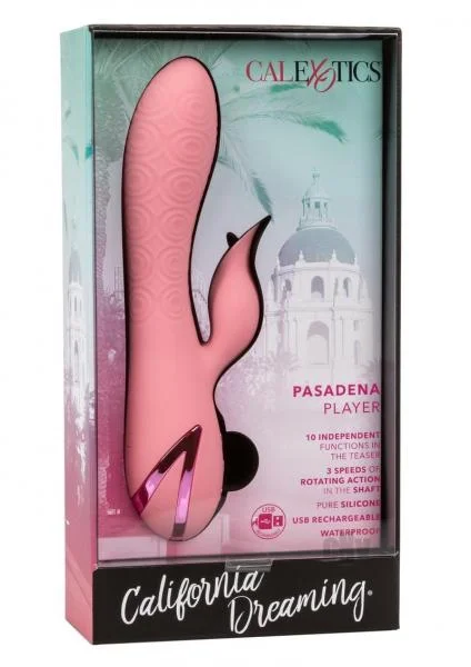 California Dreaming Pasadena Player Pink Rabbit Vibrator — image 7 of 8