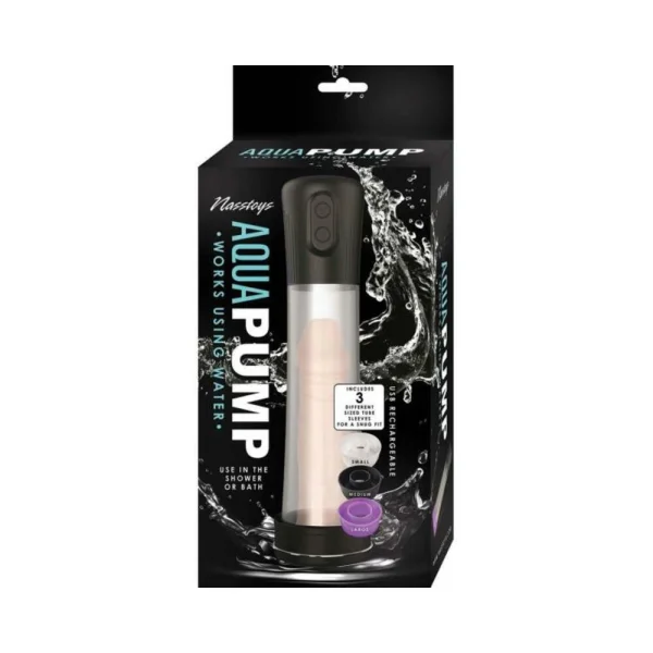 Aqua Pump With 3 Sleeves Rechargeable Smoke