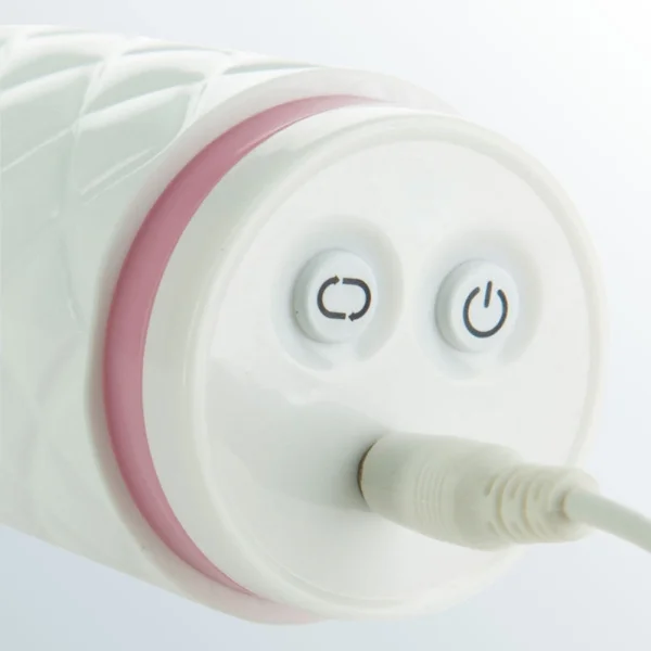 Pillow Talk Feisty Silicone Waterproof Rechargeable Thrusting Vibrator - Pink