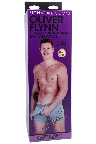 Doc Johnson Signature Cocks Oliver Flynn 10" Realistic Dildo with Suction Cup