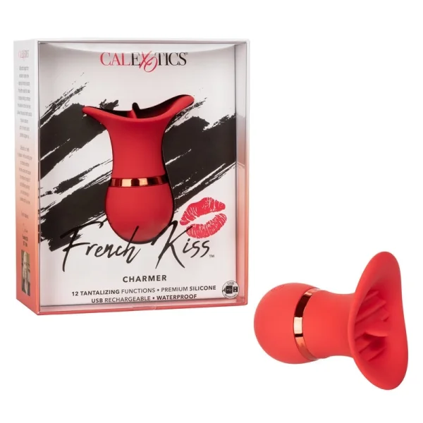 French Kiss Charmer Vibrating Silicone Clitoral Stimulator by CalExotics
